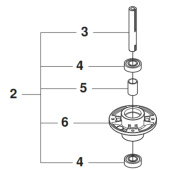 Manchon d'écartement Manchon d'écartement