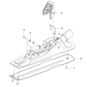 Plaque de moraillon, réducteur de poussière Plaque de moraillon, réducteur de poussière