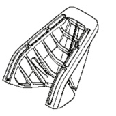 Poignée de verrouillage, réducteur de poussière Poignée de verrouillage, réducteur de poussière