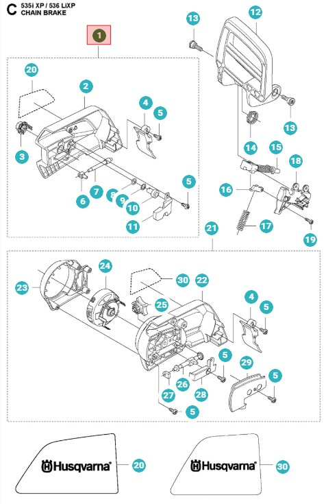 Couvercle d’embrayage 330i, 436Li, 535i XP, T535i XP, 536LiXP