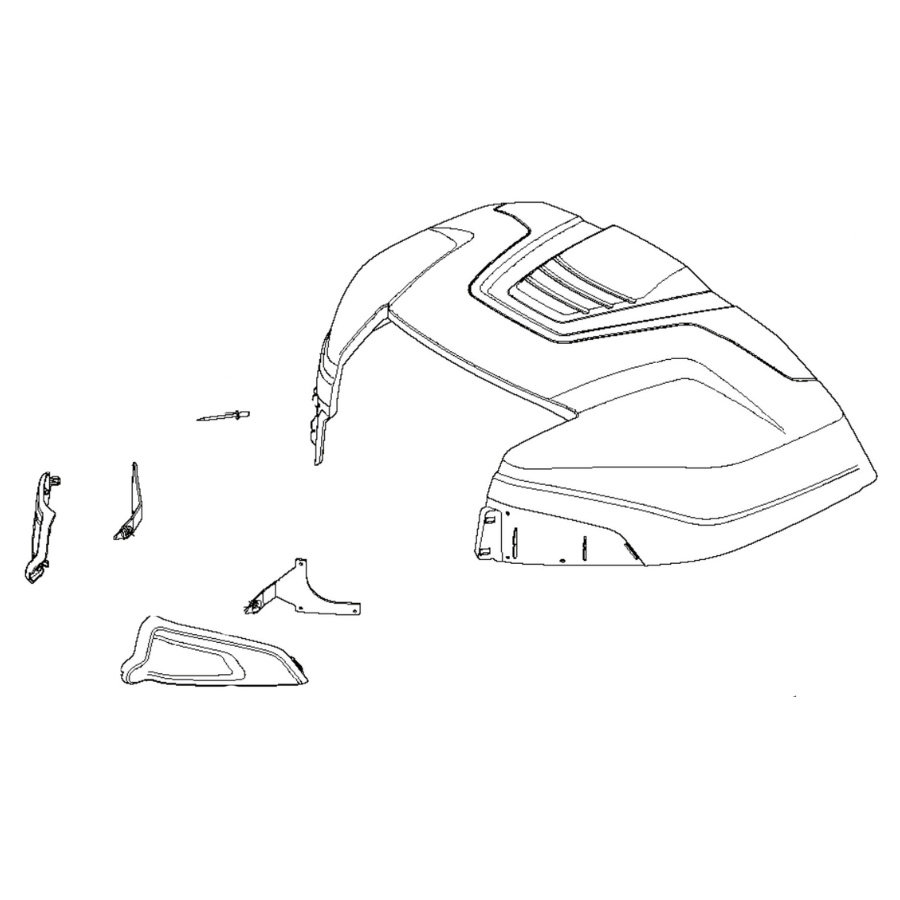 Ensemble de capot moteur