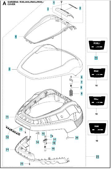 Système Carrosserie R50Li 5779553-08