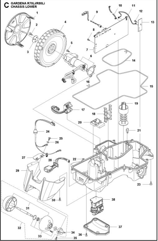 KIT DE ROULEMENT AM105, 305, 308