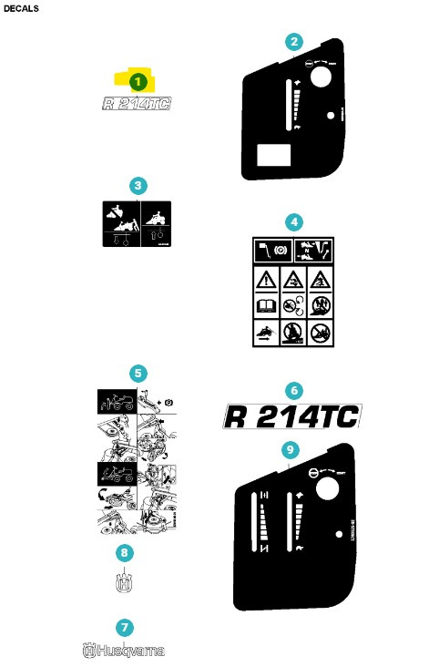 Décalcomanie Rider 214TC