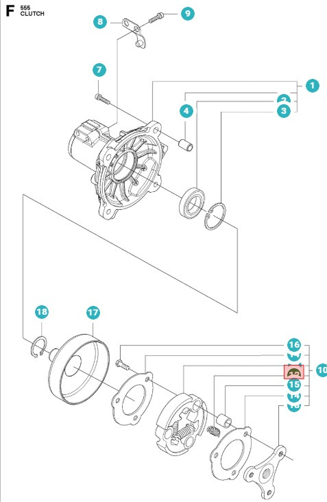 Ressort d'embrayage 5787694-01