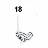 Axe d'amortisseur 5791908-01 Axe d'amortisseur 5791908-01