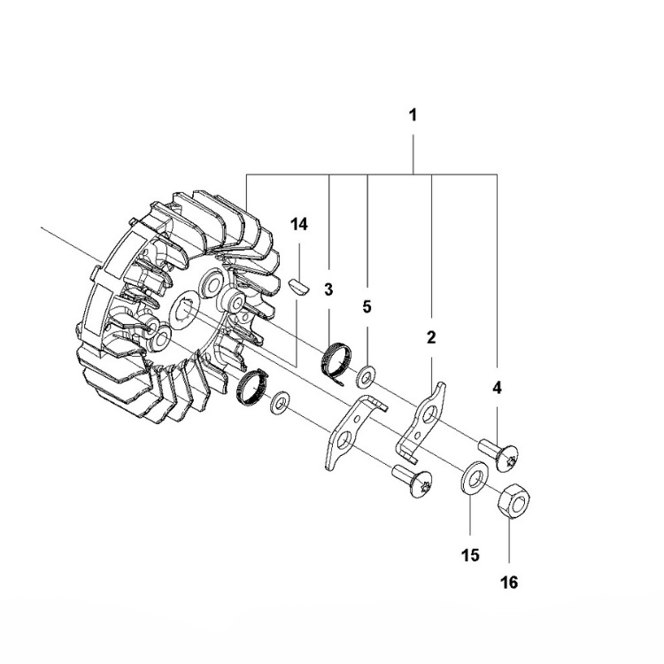 Volant Moteur Kpl 5794659-01