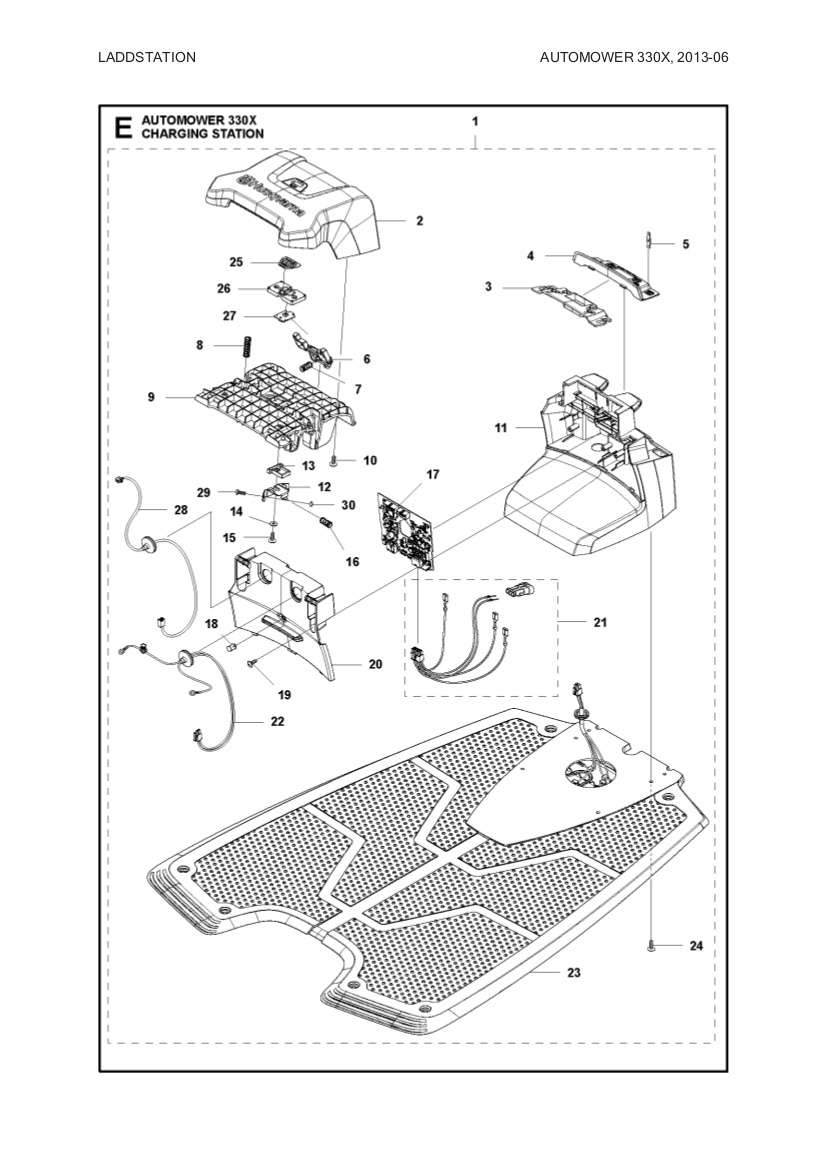 CIRCUIT IMPRIME / Stop button