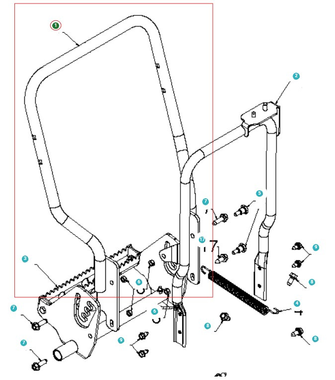 Poignée Kpl 5807504-02