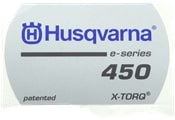 Autocollant Husqvarna 450 E-series