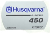 Autocollant Husqvarna 450 E-series Autocollant Husqvarna 450 E-series