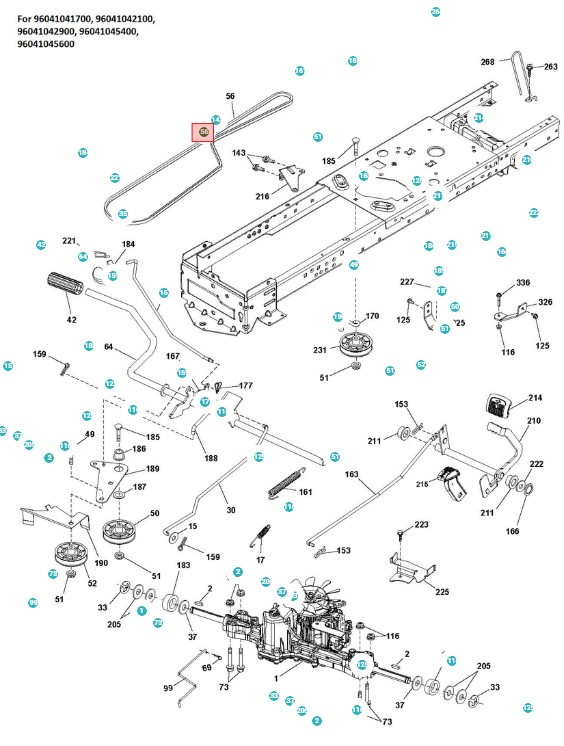 Sangle Husqvarna TS138