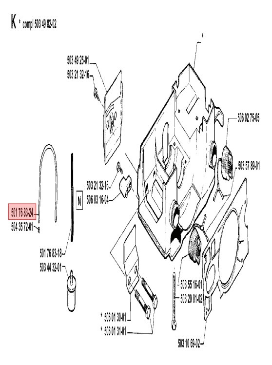 Tuyau de carburant 5817561-25