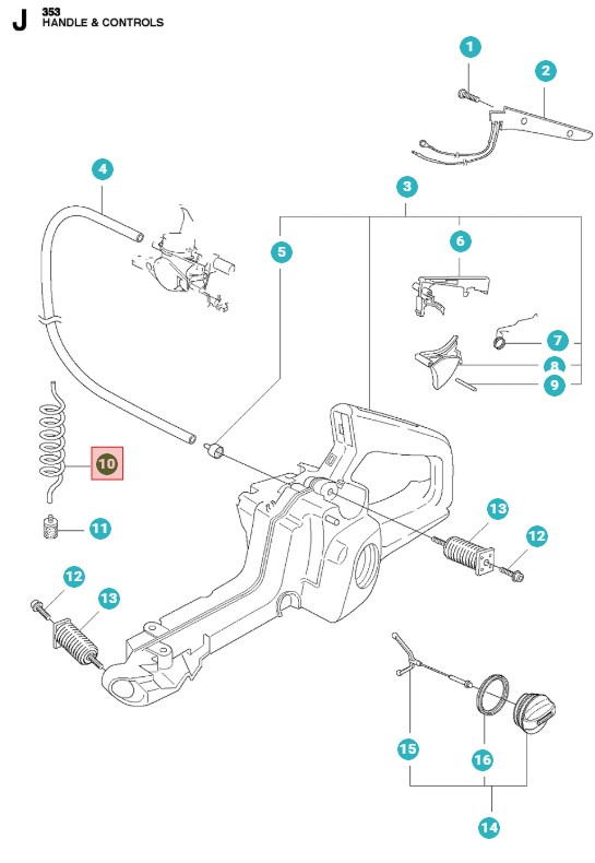 Tuyau De Carburant, 300Mm 5817562-02