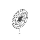 Roue arrière 330X, 430X Roue arrière 330X, 430X