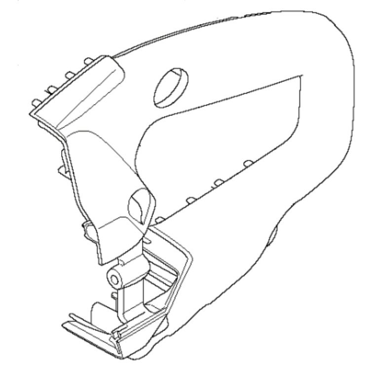 Poignée à moitié gauche