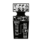 Autocollant 5842262-01 Autocollant 5842262-01