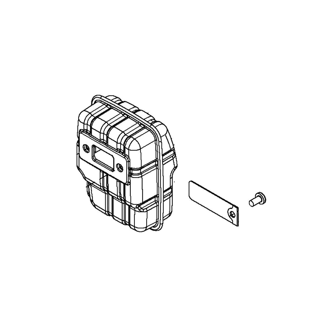 Ensemble de silencieux