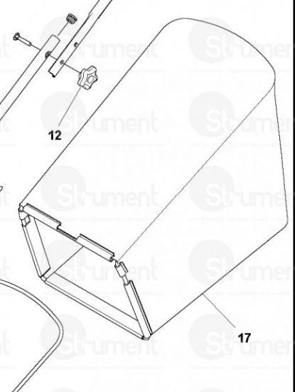 GRASS BAG ASSY 2,3 CU FT, 21 I