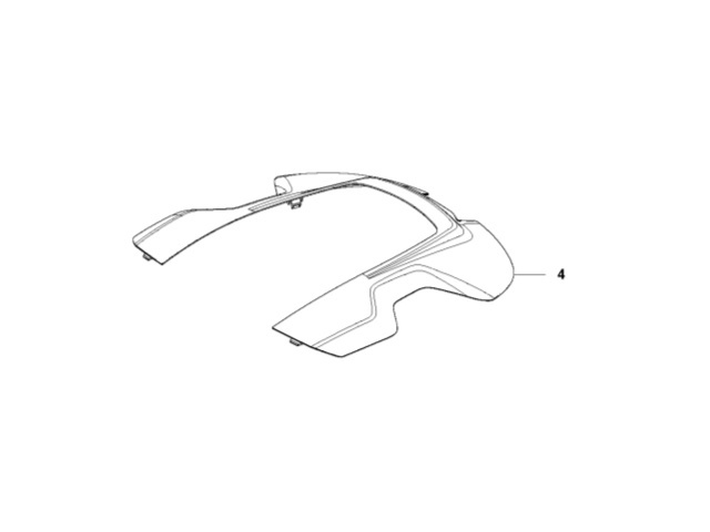 Coque grise pour Automower 310, 315 - Blanc 