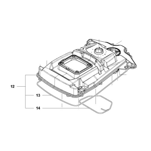 Châssis supérieur 310, 315, 315X, Sileno