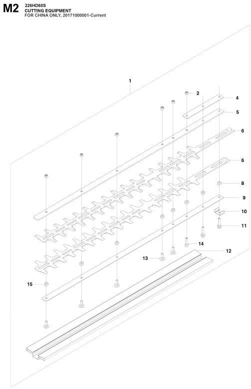 Ensemble de lames 226Hd60S