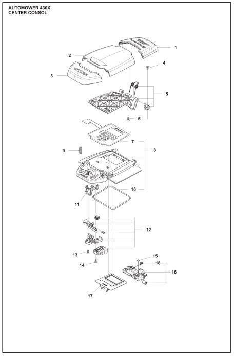 Cache Avant 430X Noir 5887975-03