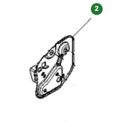 Support de guidon réglable 2 positions, droite