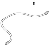 Couche De Câble L=650Mm/ Lab Blanc 5893508-07 Couche De Câble L=650Mm/ Lab Blanc 5893508-07