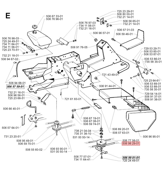 Courroie Rider 11 BIO, Rider 13 BIO, FRHM 13