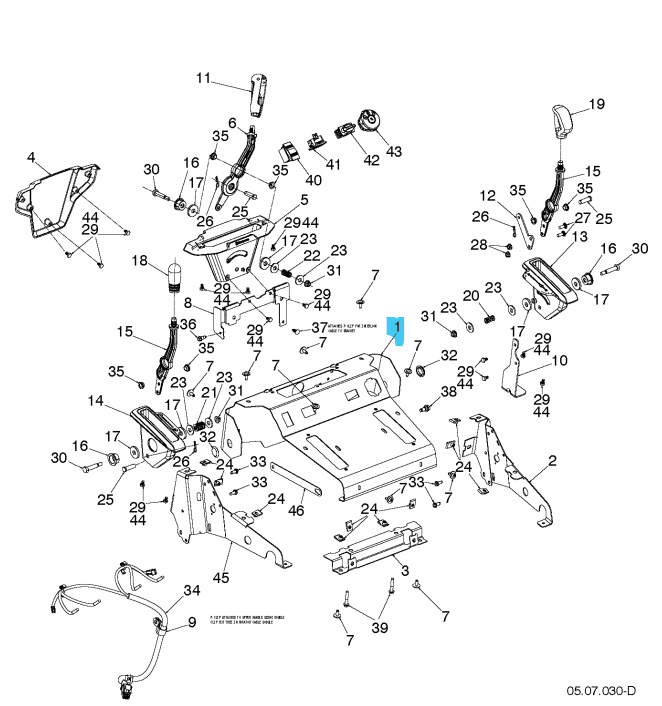 Base de console Husqvarna Greyms 5896264-02