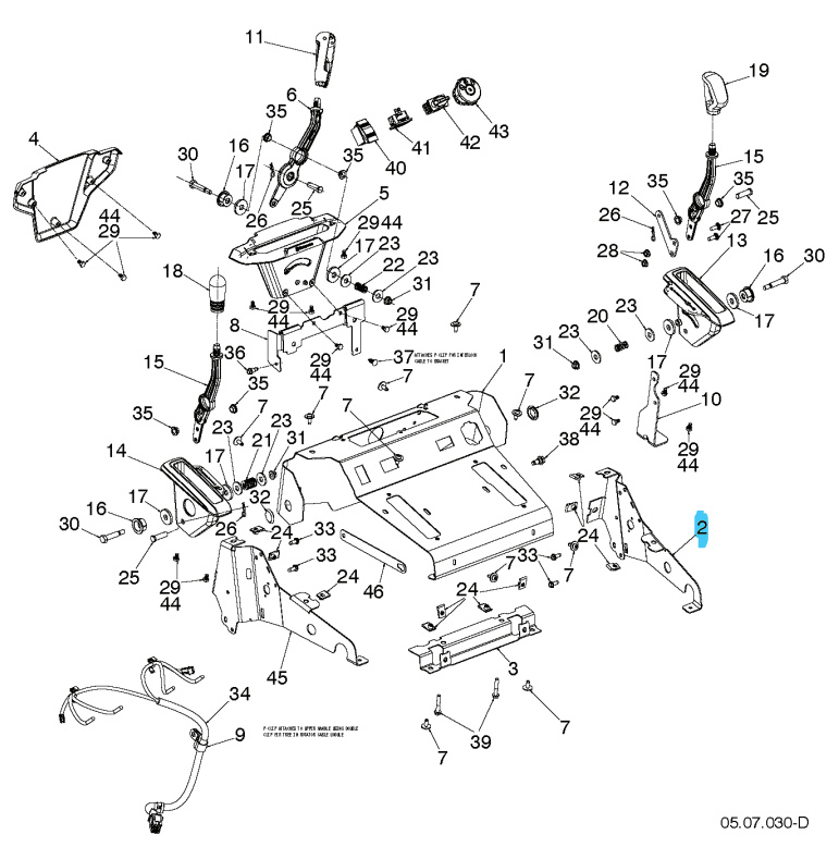 Console Côté Droit Ms 498 Gris 5896268-04