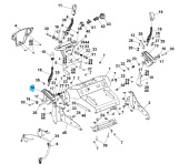 Levier de déflecteur de support 5897540-01 Levier de déflecteur de support 5897540-01