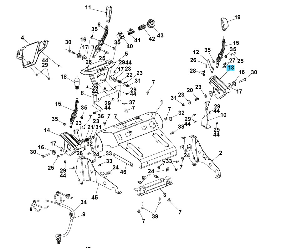 Support Hydro Levier 5897541-01