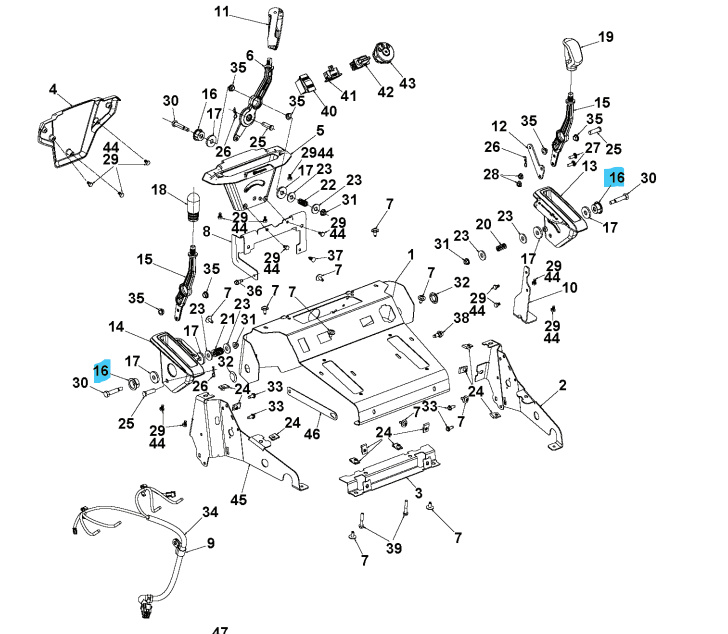 Support de boulon à bouton 5897961-01