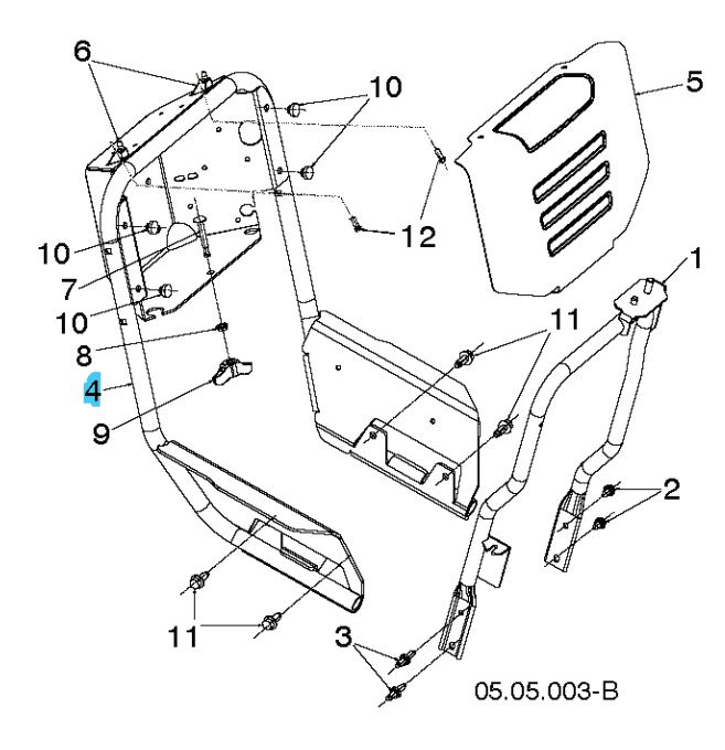 Poignee, Inferieure 5898757-02