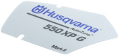 Autocollant Démarreur 550Xpg 5906134-02 Autocollant Démarreur 550Xpg 5906134-02