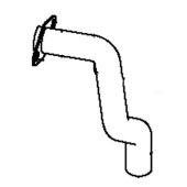 Tube d'échappement Loncin 452 T Tube d'échappement Loncin 452 T