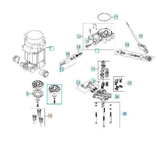 Kit Complet Piston 3Pcs 5926176-78