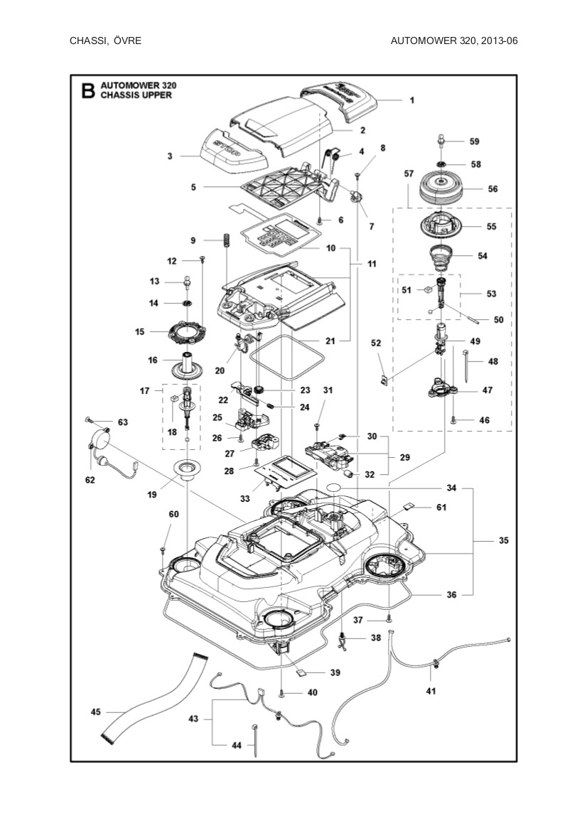 CIRCUIT IMPRIME collision sensor