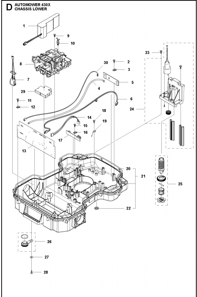 CIRCUIT IMPRIME COMPLET 420, 430X, 440, 450X