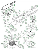 Courroie d’entraînement Husqvarna TC138, TC138L, TC238, LT2317CMA Courroie d’entraînement Husqvarna TC138, TC138L, TC238, LT2317CMA