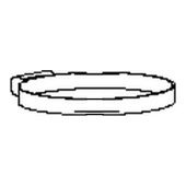 Collier de serrage pour flexible 3 80ID/1500/25-35 Collier de serrage pour flexible 3 80ID/1500/25-35