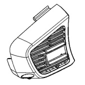 Cache Silencieux Orange 5937267-01 Cache Silencieux Orange 5937267-01