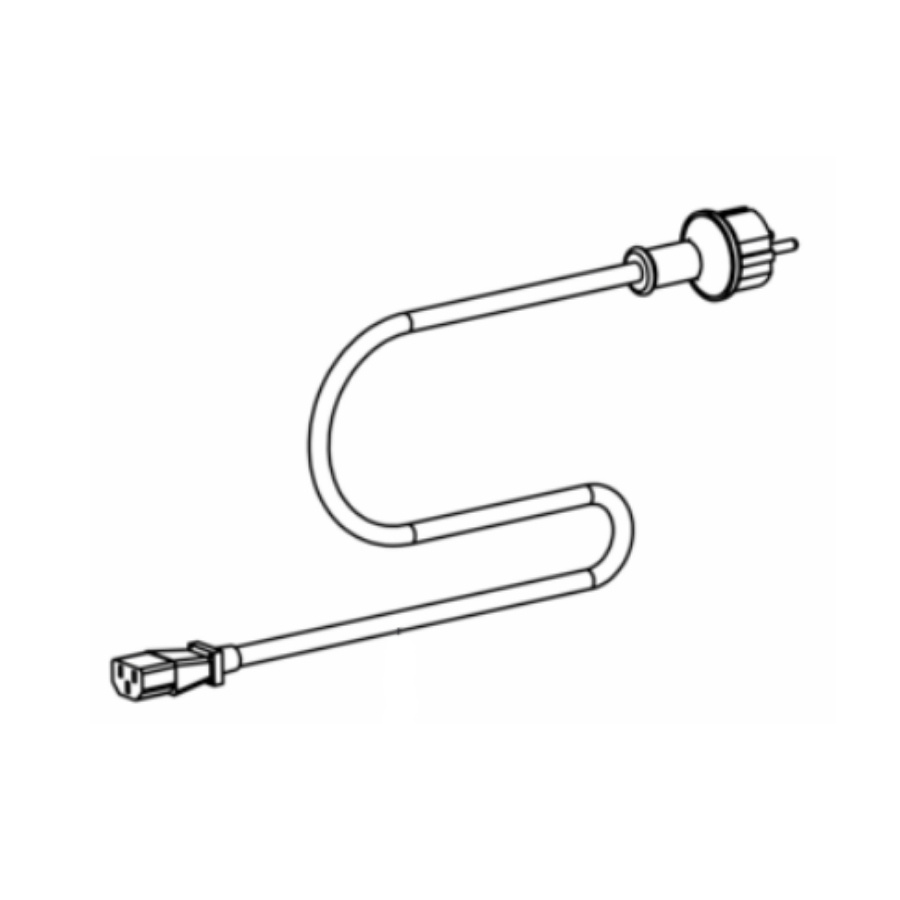 Cordon d'alimentation avec prise et connexion IEC320 C13 JPN (JIS C8303)