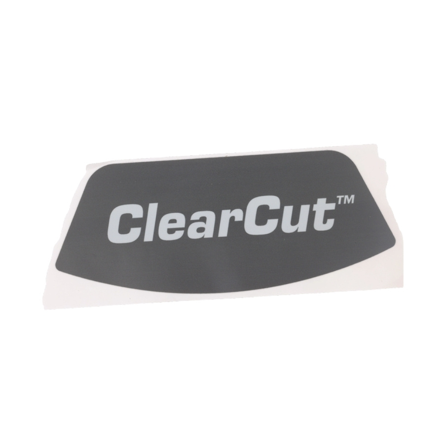 Autocollant pour carter de coupe declique, autocollant.54deck.clearcut.ver2.2018