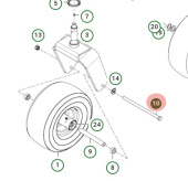 Boulon à tête hexagonale extérieure 1/2 Boulon à tête hexagonale extérieure 1/2