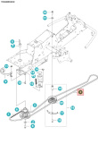 Courroie Husqvarna R214T, R213C, R216, R216T AWD Courroie Husqvarna R214T, R213C, R216, R216T AWD