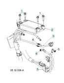 Tube convoluté à clip, 1/4 noir Tube convoluté à clip, 1/4 noir