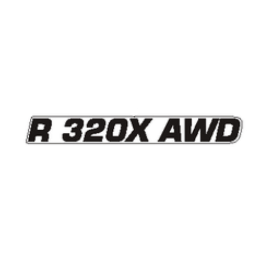 Autocollant pour capot moteur r 320x awd